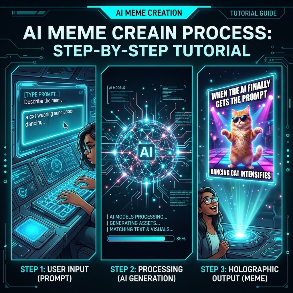 Del prompt al post: Creando tu primer meme de IA con HyperMeme AI
